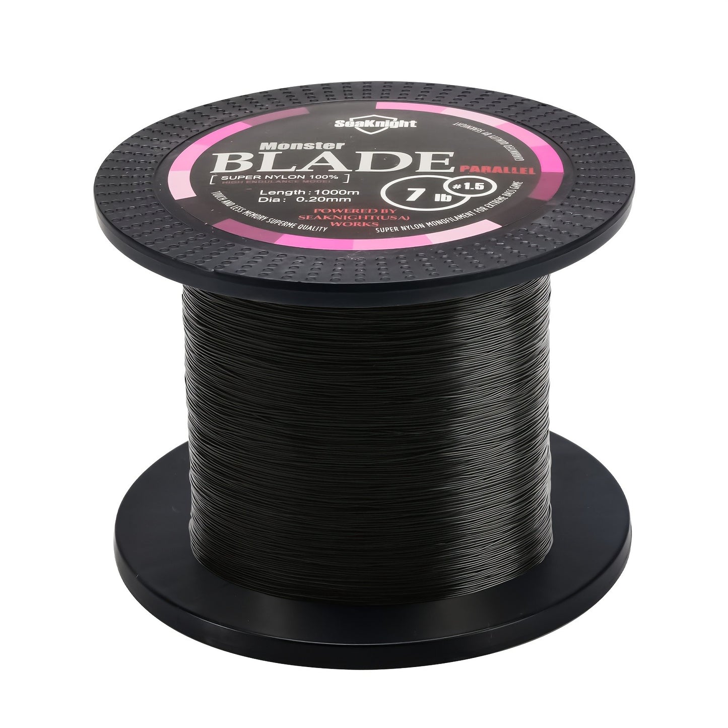 Monofilament Fishing Line 1000M / 1093Yds – Nylon Mono Line for Freshwater & Saltwater, 2-35LB, Black & White