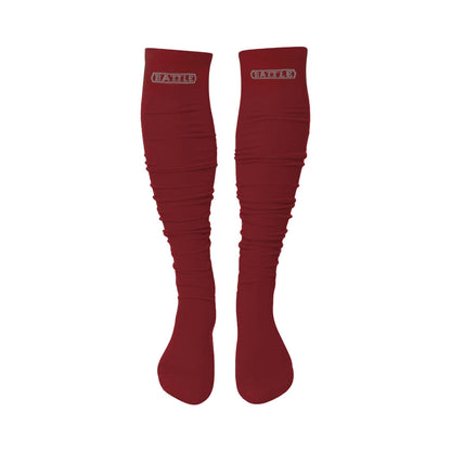 Football Socks Maroon / Adult S/M option