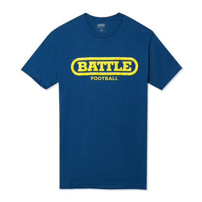 Football T-Shirt Blue / Yellow / Adult / S option