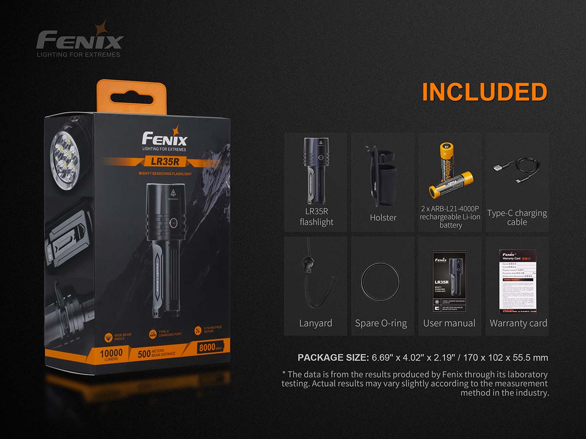 Rechargeable High-Output Flashlight source view 12