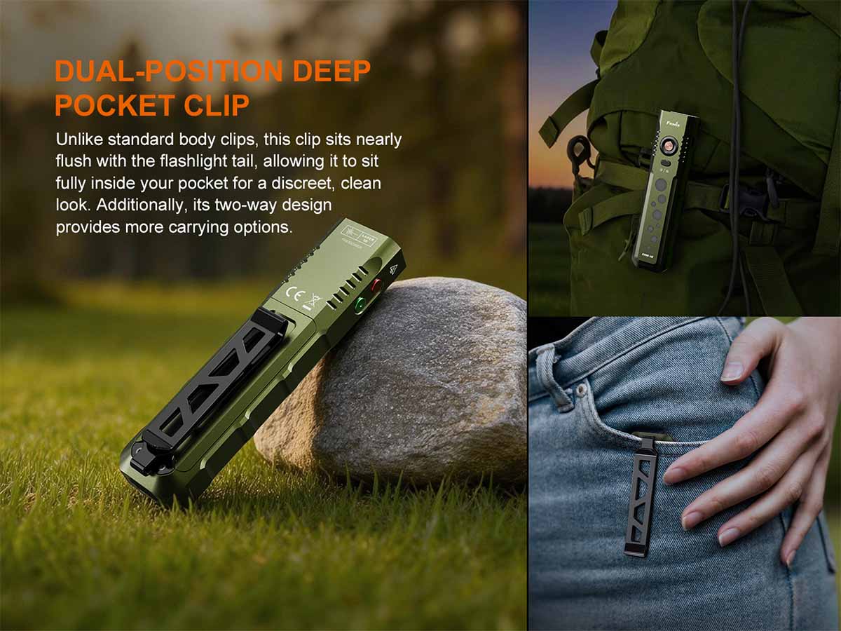 Rechargeable Flat EDC Flashlight source view 12