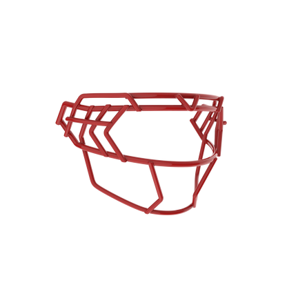 Football Helmet Facemask Scarlet / Carbon Steel option