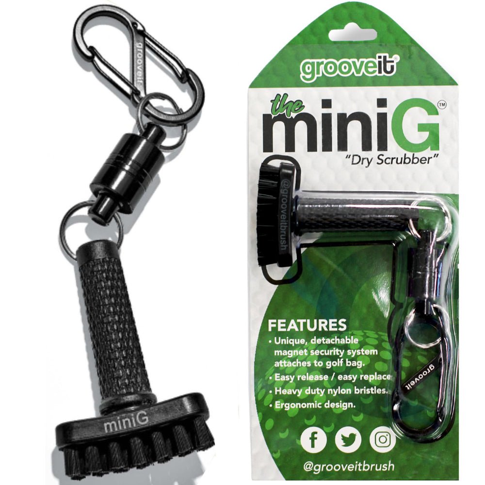 Golf Club Cleaning Brush Black option