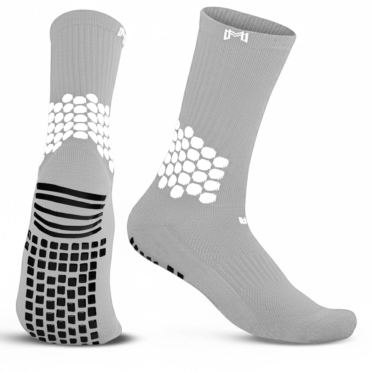 Soccer Grip Socks Adult / Gray / A option