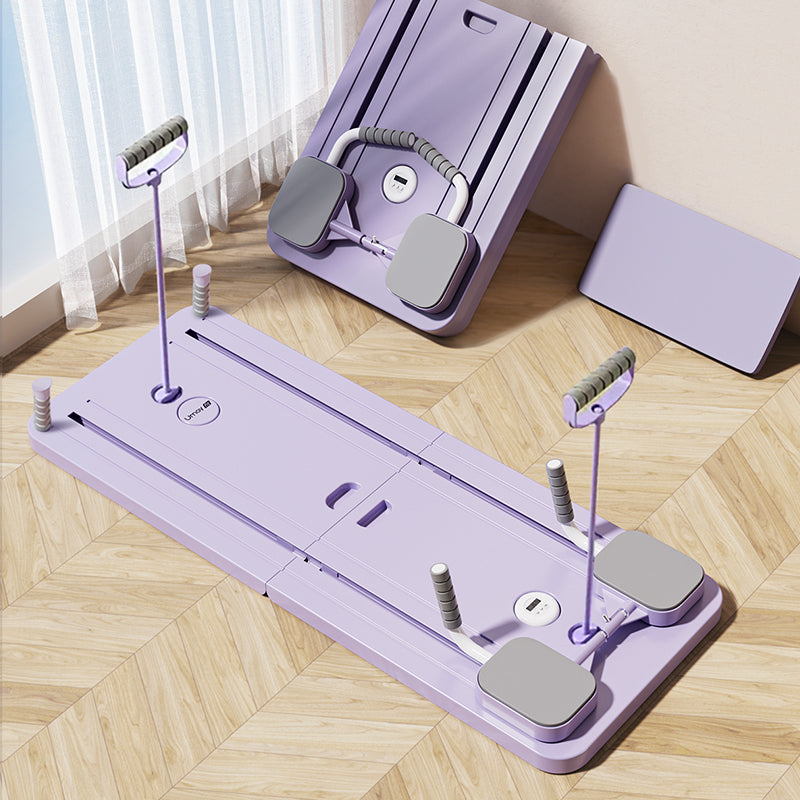 Portable Pilates Board Purple / 🔥Pro (+2 new grips and 2 stretch ropes) option