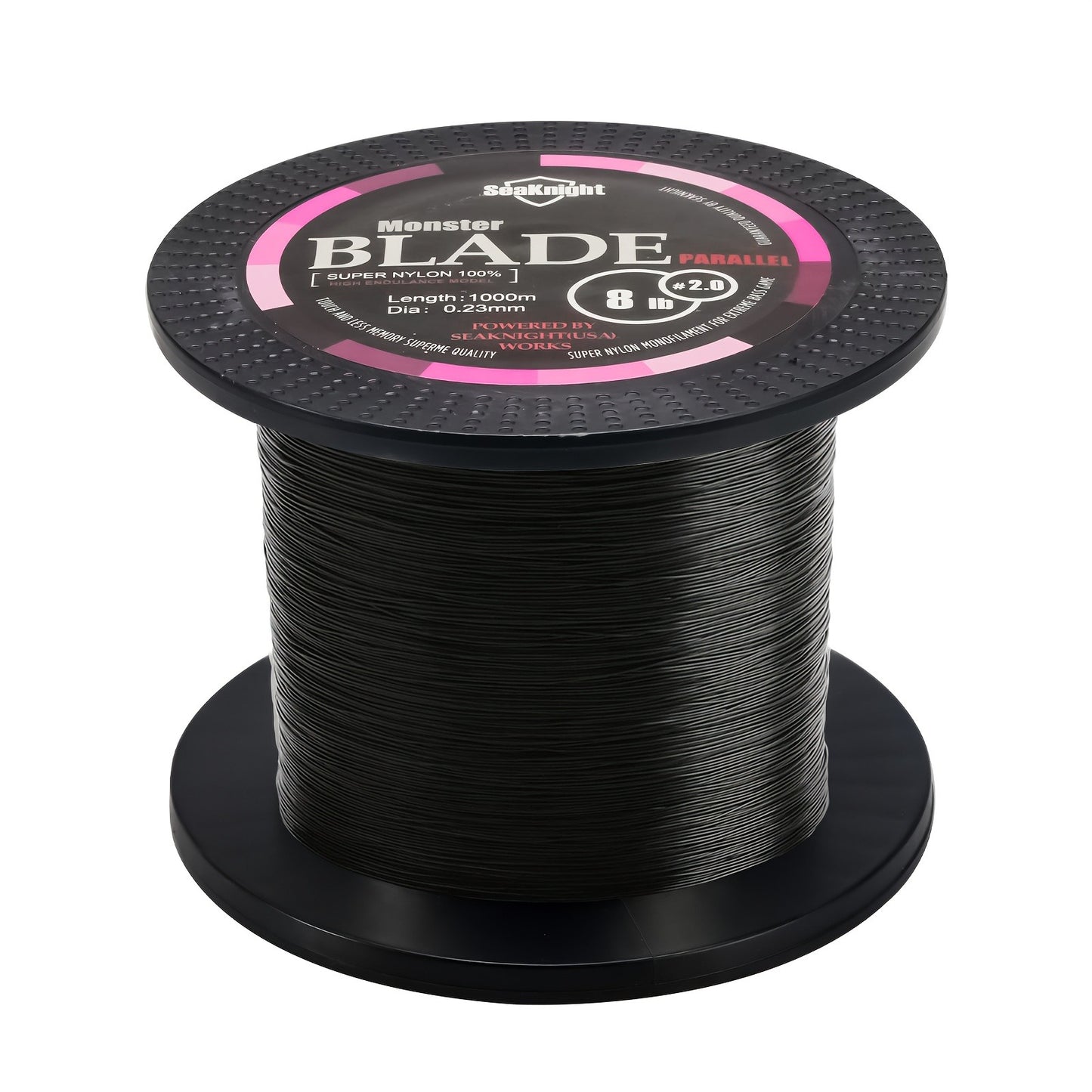 Monofilament Fishing Line 1000M / 1093Yds – Nylon Mono Line for Freshwater & Saltwater, 2-35LB, Black & White
