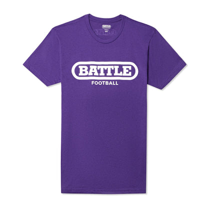 Football T-Shirt Purple / White / Adult / S option