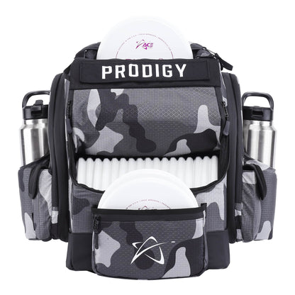 Disc Golf Backpack Gray Camo Ripstop option