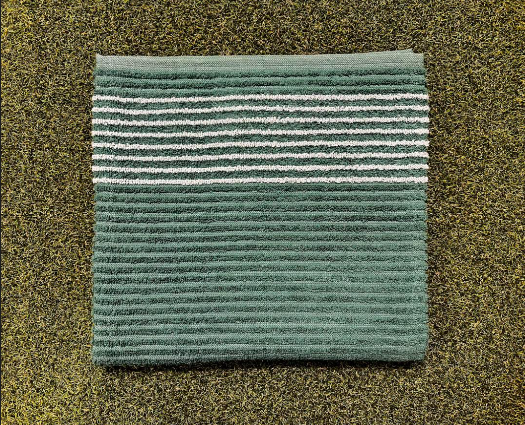 Golf Towel Green w/ White Stripes option