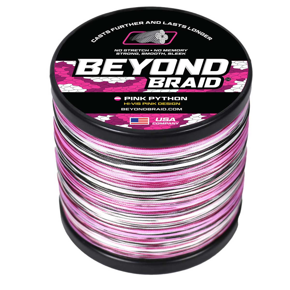 Braided Fishing Line Pink Python / 8LB option