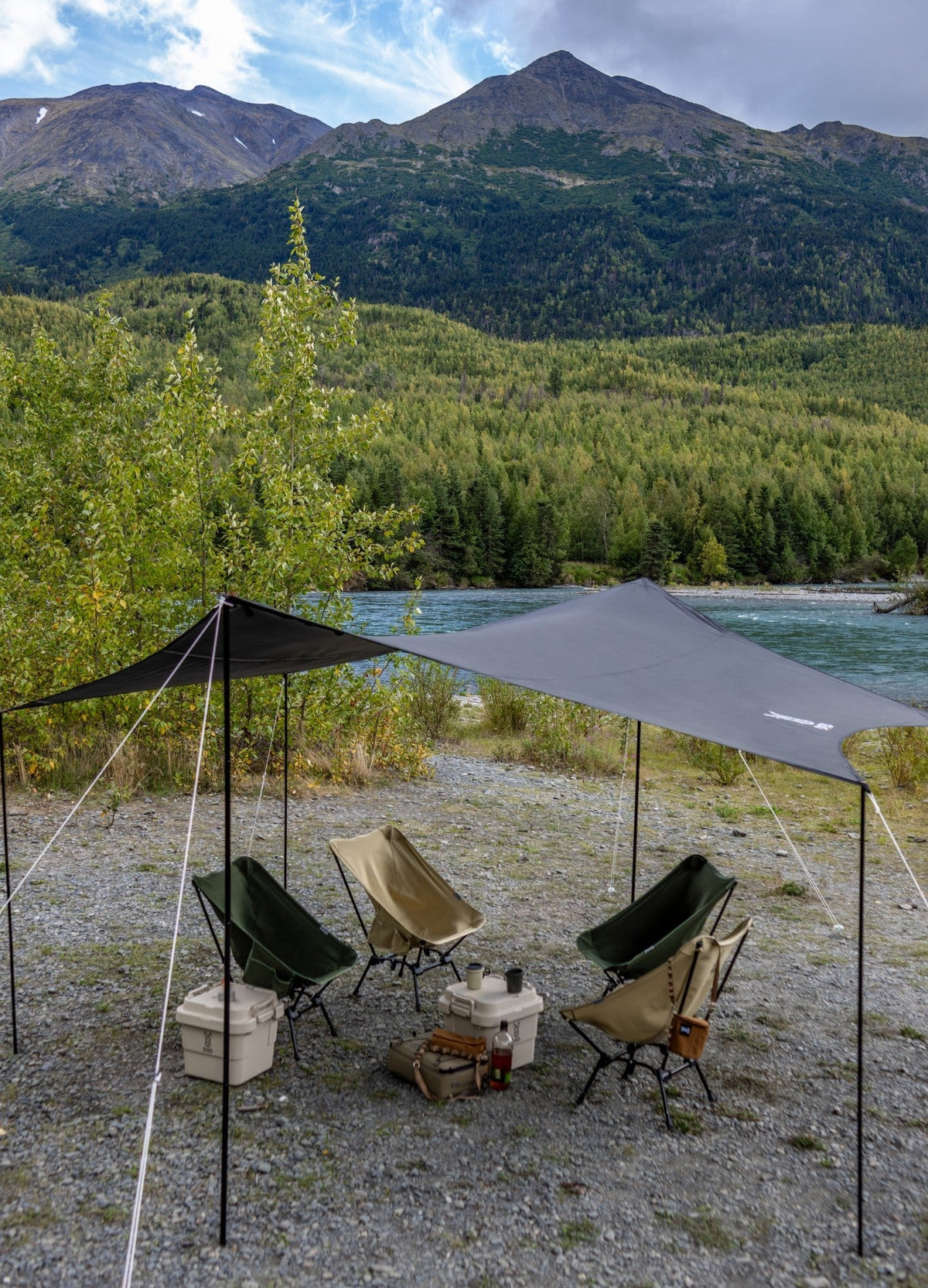 Hexagonal Camping Tarp source view 13