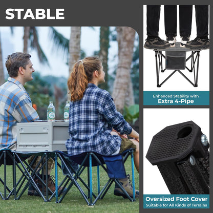 Padded Folding Camping Stool source view 13