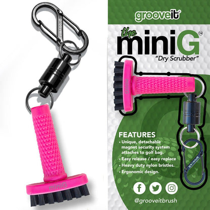 Golf Club Cleaning Brush Pink option