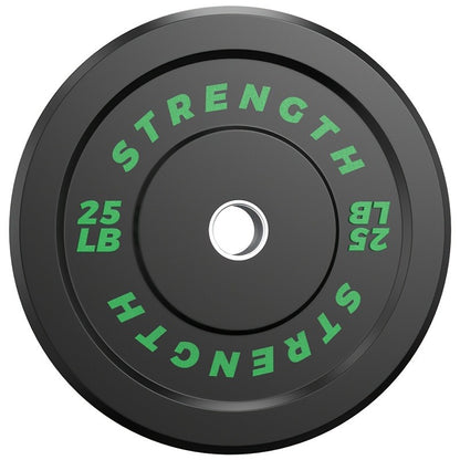 Bumper Plates – Rubber Olympic Weight Plates 10–45 lbs, 2-Inch Steel Center Ring, for Strength Training & Weightlifting, Home Gym Barbell Discs