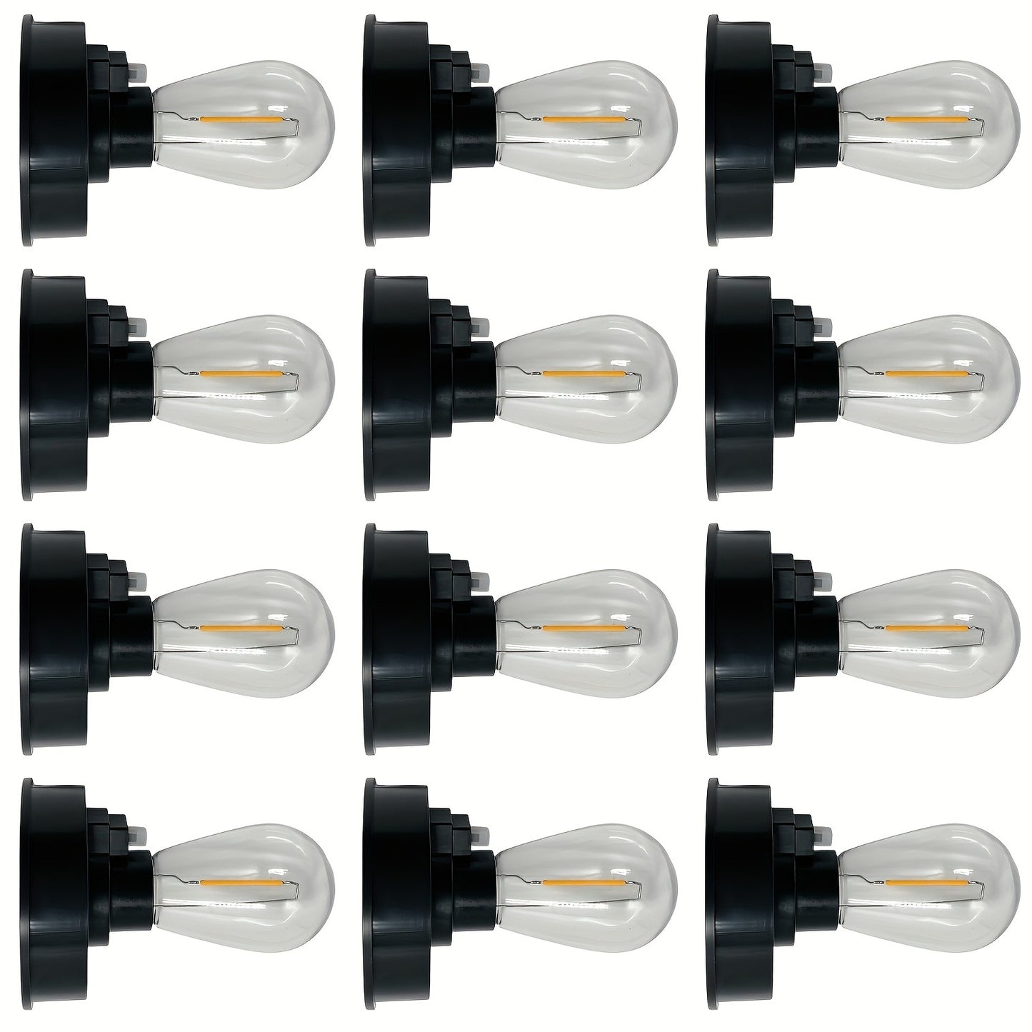 Solar Lantern Replacement Bulb IP65 Waterproof – Outdoor Solar Light Accessory, Top Bulb Replacement Kit | 2, 6 or 12 Pack