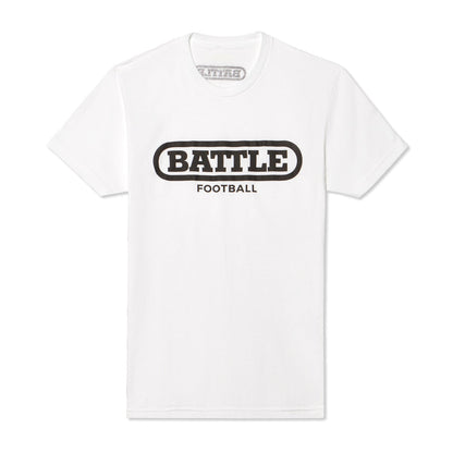 Football T-Shirt White / Black / Adult / S option
