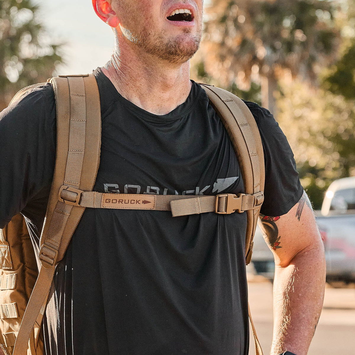 Rucksack Sternum Strap Coyote option