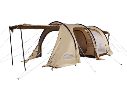 Multi-Room Tunnel Camping Tent source view 14