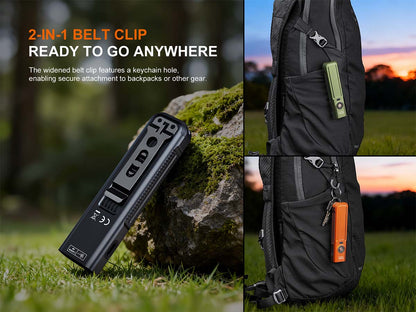 Rechargeable Flat EDC Flashlight source view 14