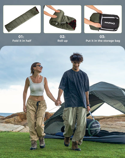 Double Flannel Sleeping Bag source view 14