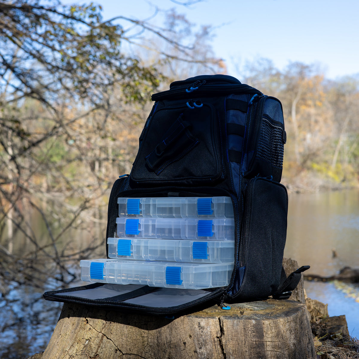 Fishing Tackle Backpack source view 14