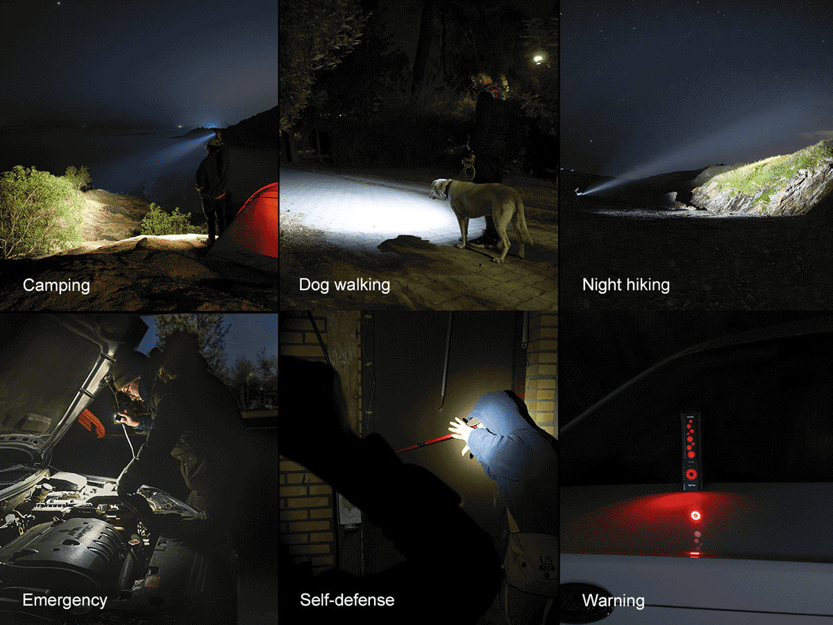 Rechargeable Flat EDC Flashlight source view 14