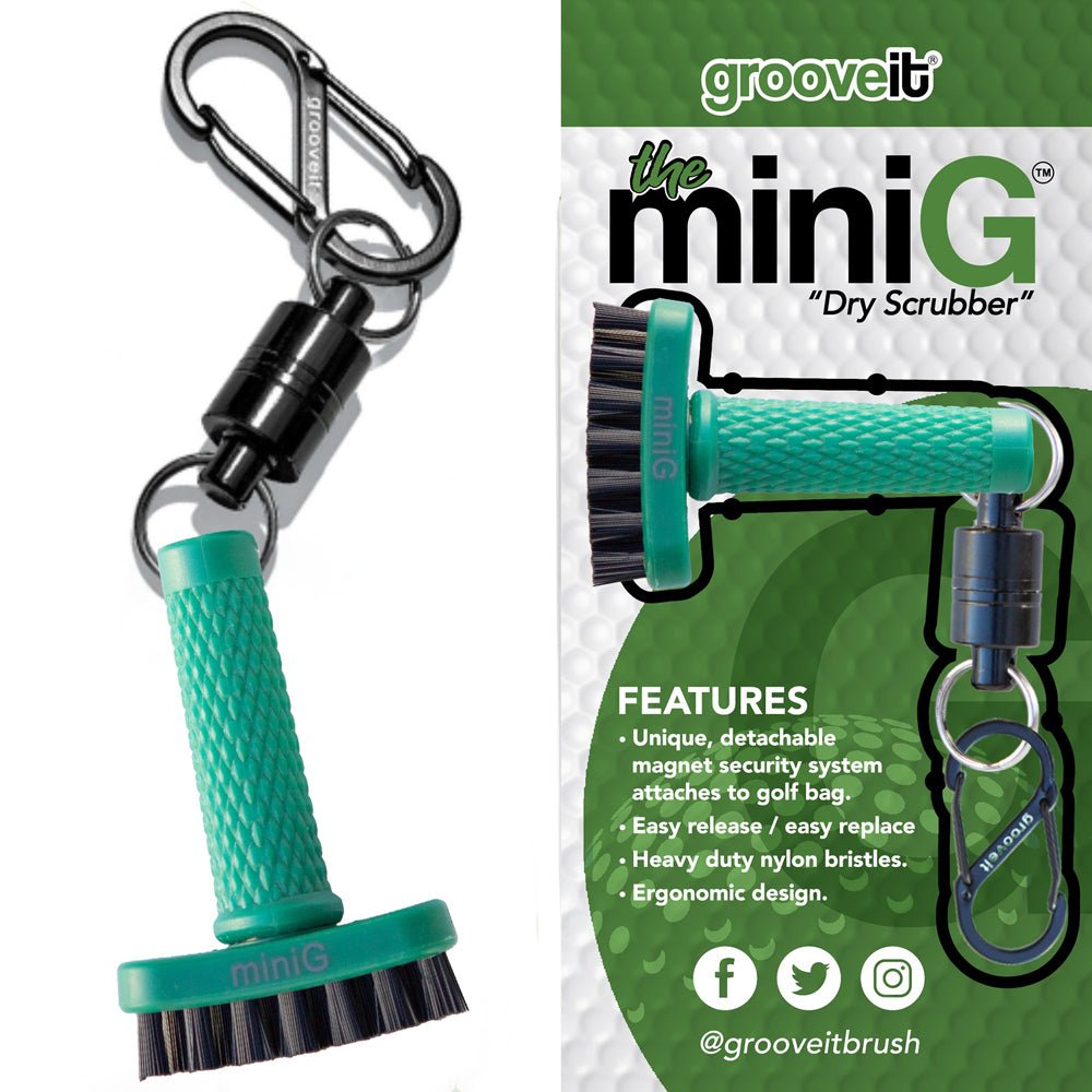 Golf Club Cleaning Brush Green option