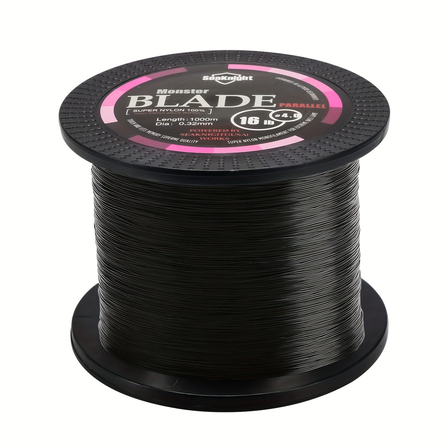 Monofilament Fishing Line 1000M / 1093Yds – Nylon Mono Line for Freshwater & Saltwater, 2-35LB, Black & White