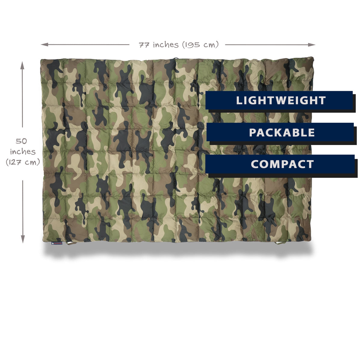 Convertible Camouflage Camping Blanket source view 15