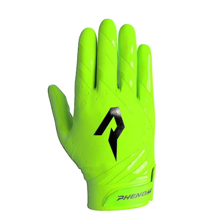 Adult Football Gloves S / Slime Green option