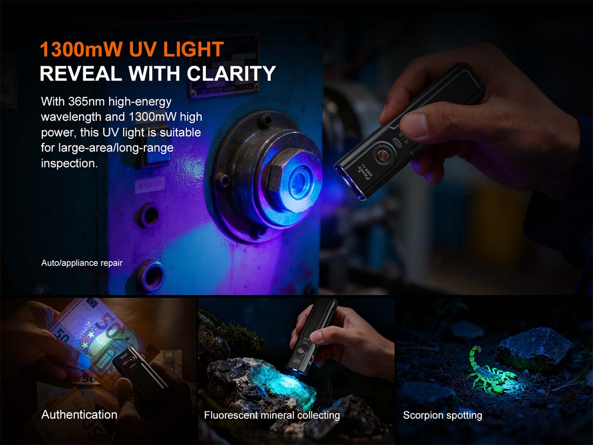 Rechargeable Flat EDC Flashlight source view 15