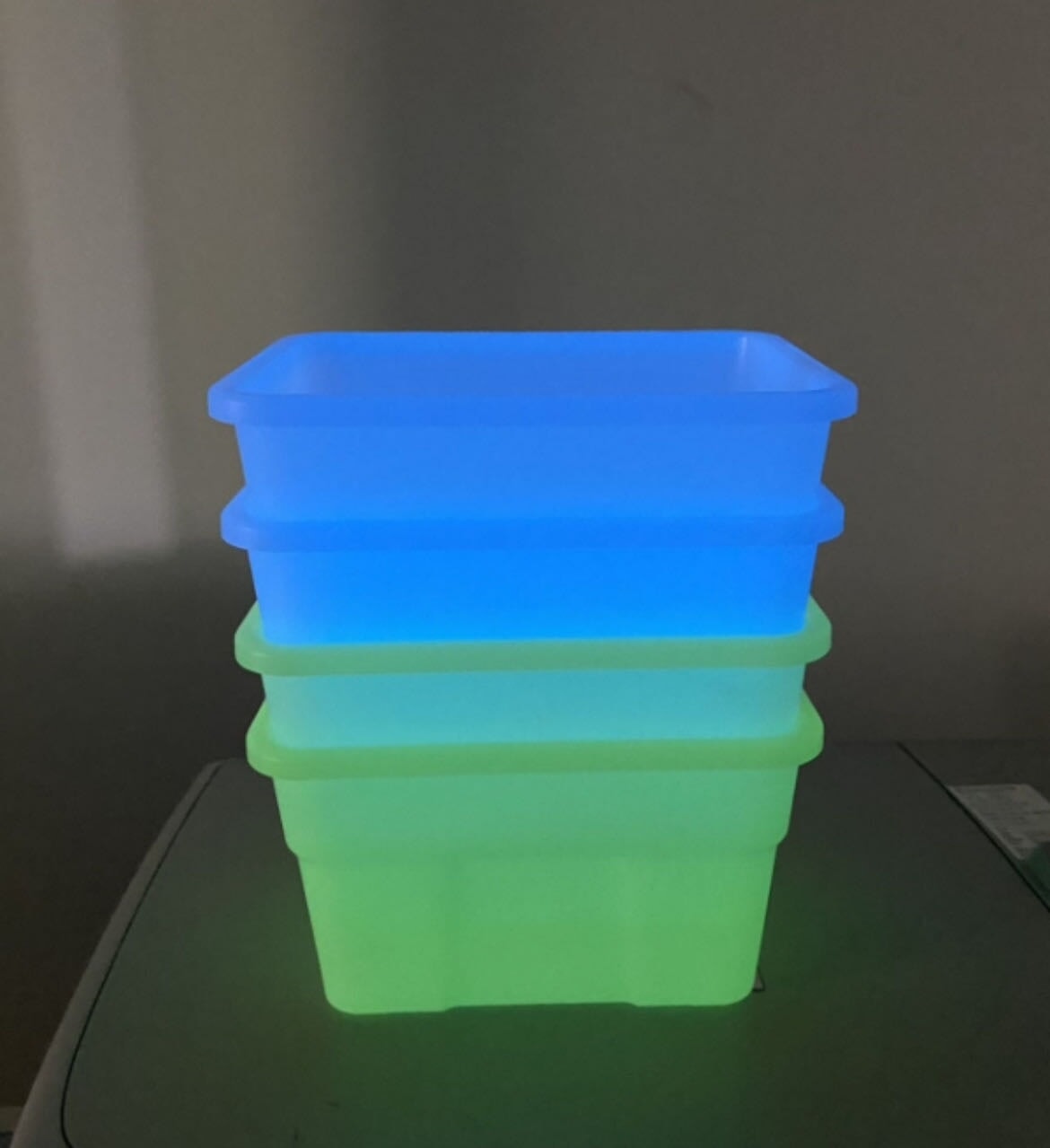 Storage Container Glow blue option
