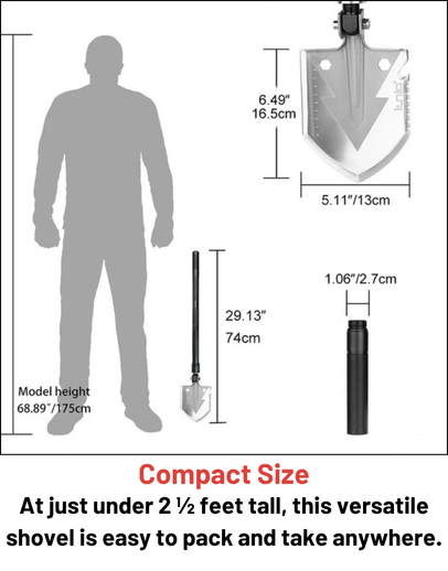 Folding survival shovel gallery image 30