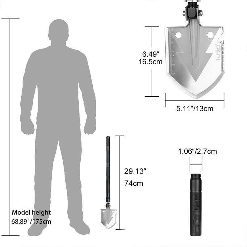Folding survival shovel gallery image 23