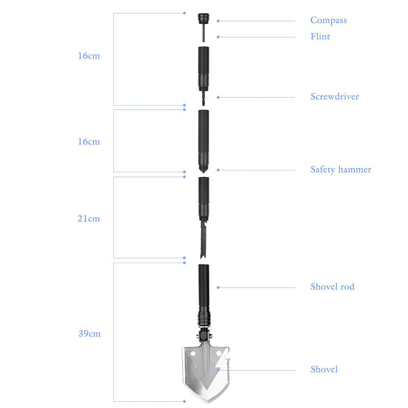 Folding survival shovel gallery image 24