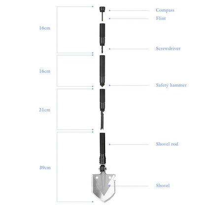 Folding survival shovel gallery image 24