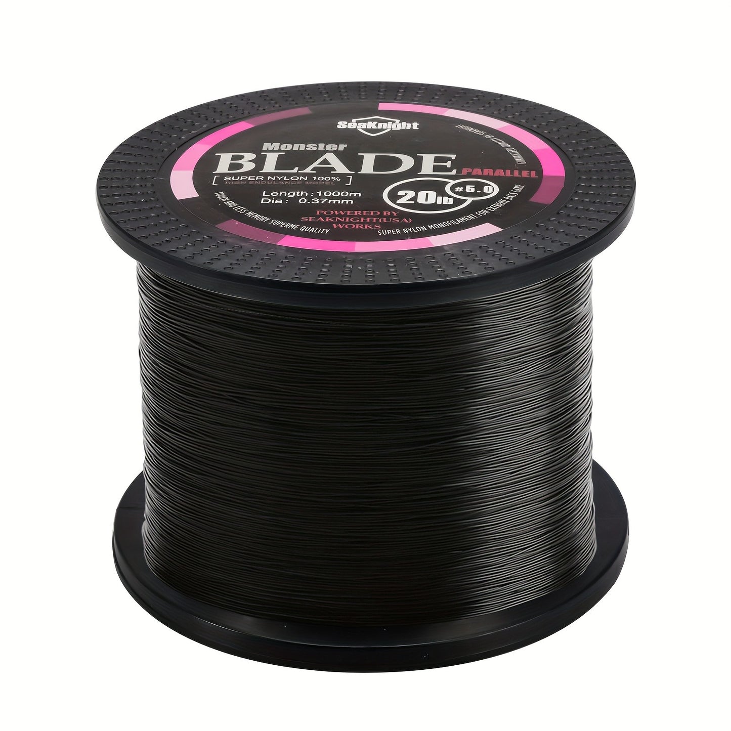 Monofilament Fishing Line 1000M / 1093Yds – Nylon Mono Line for Freshwater & Saltwater, 2-35LB, Black & White