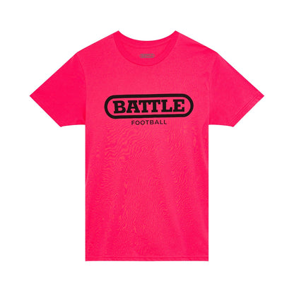 Football T-Shirt Pink / Black / Adult / S option