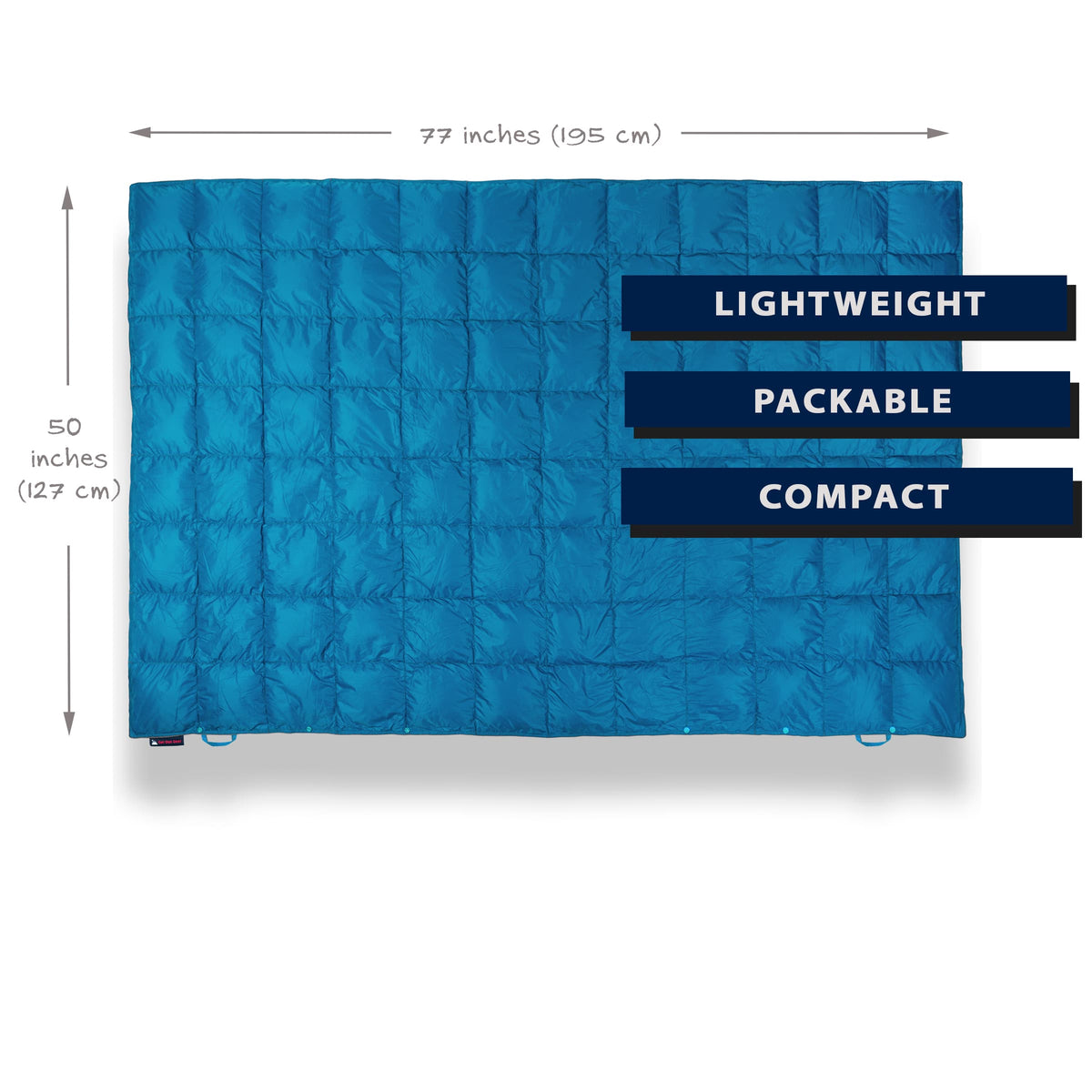 Packable Down Camping Blanket source view 16