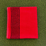 Red w/ Black Stripes