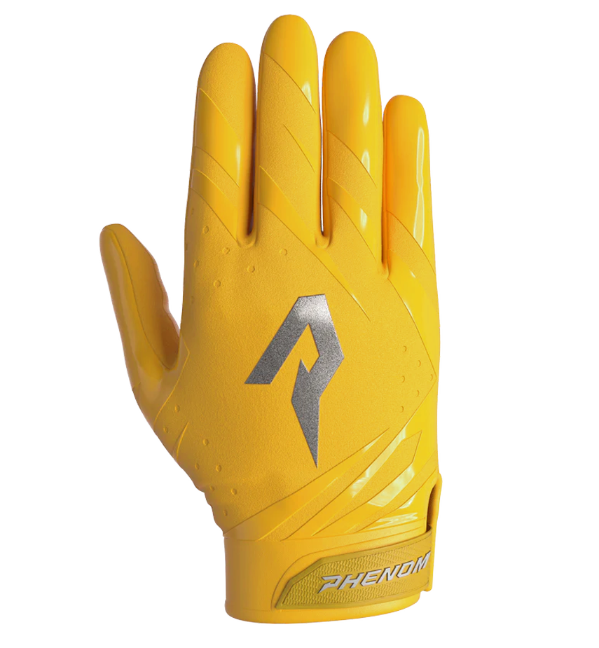 Adult Football Gloves S / Yellow option