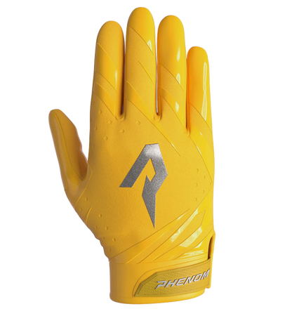 Adult Football Gloves S / Yellow option