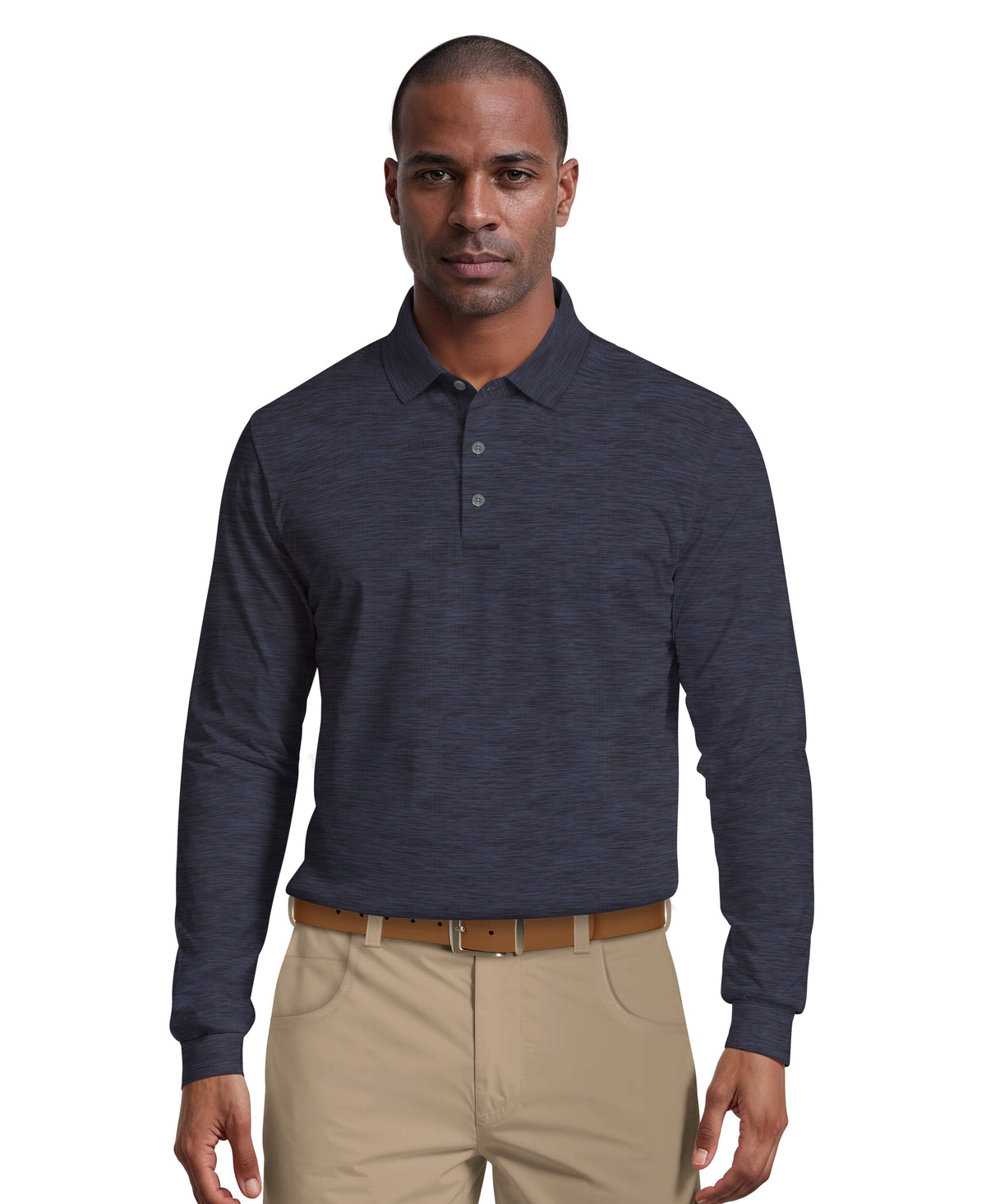 Men's Golf Polo Peacoat Heather / S option