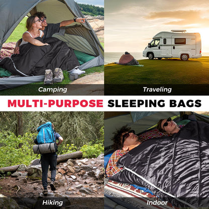 Double Flannel Sleeping Bag source view 16