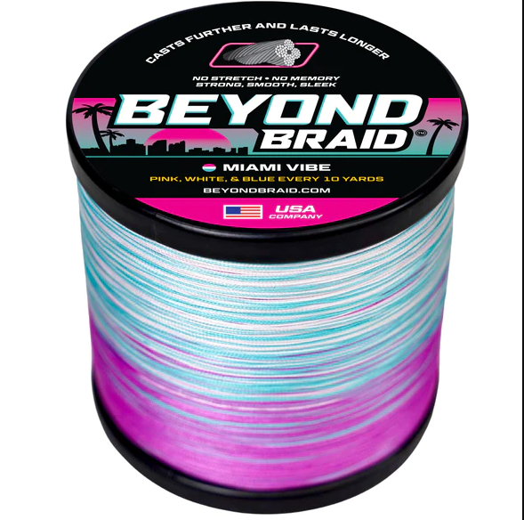 Braided Fishing Line Miami Vibe - 500 Yards / 10LB option