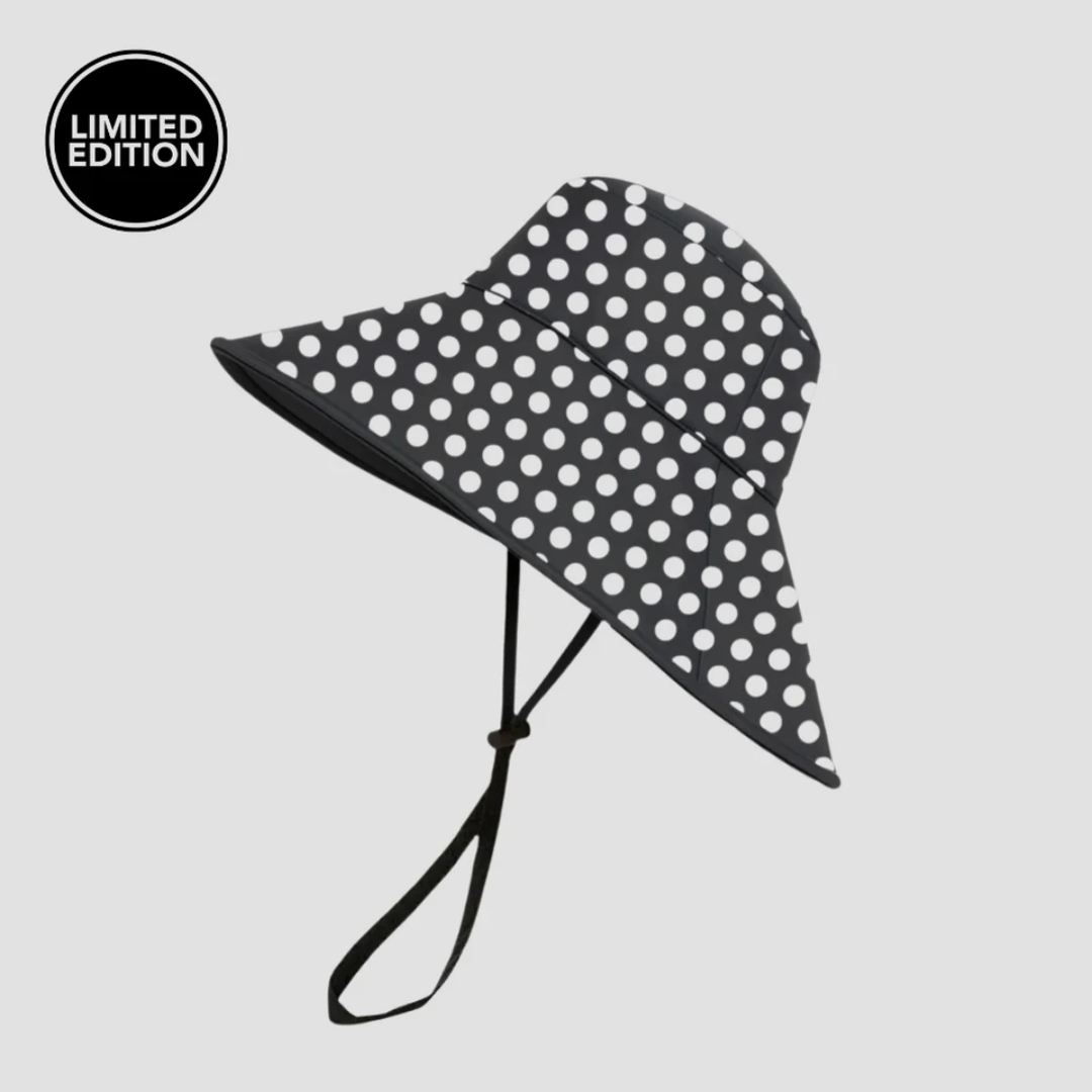 Wide Brim Sun Hat Classic / Polka Dot - Limited Edition option