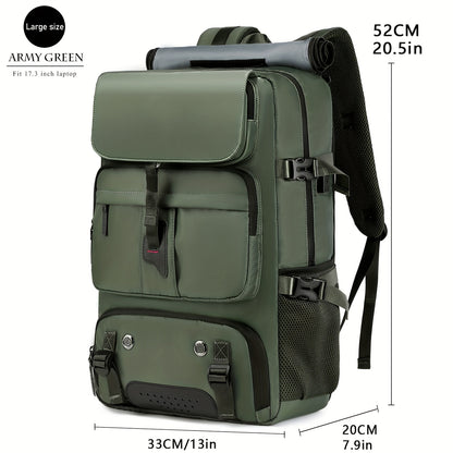 Large Capacity Laptop Backpack with Shoe Compartment & USB Charging Port – Waterproof Soft Shell Daypack for Men & Women, Multi-Functional Travel Rucksack for Business, College & Daily Commute, Multiple Colors Available