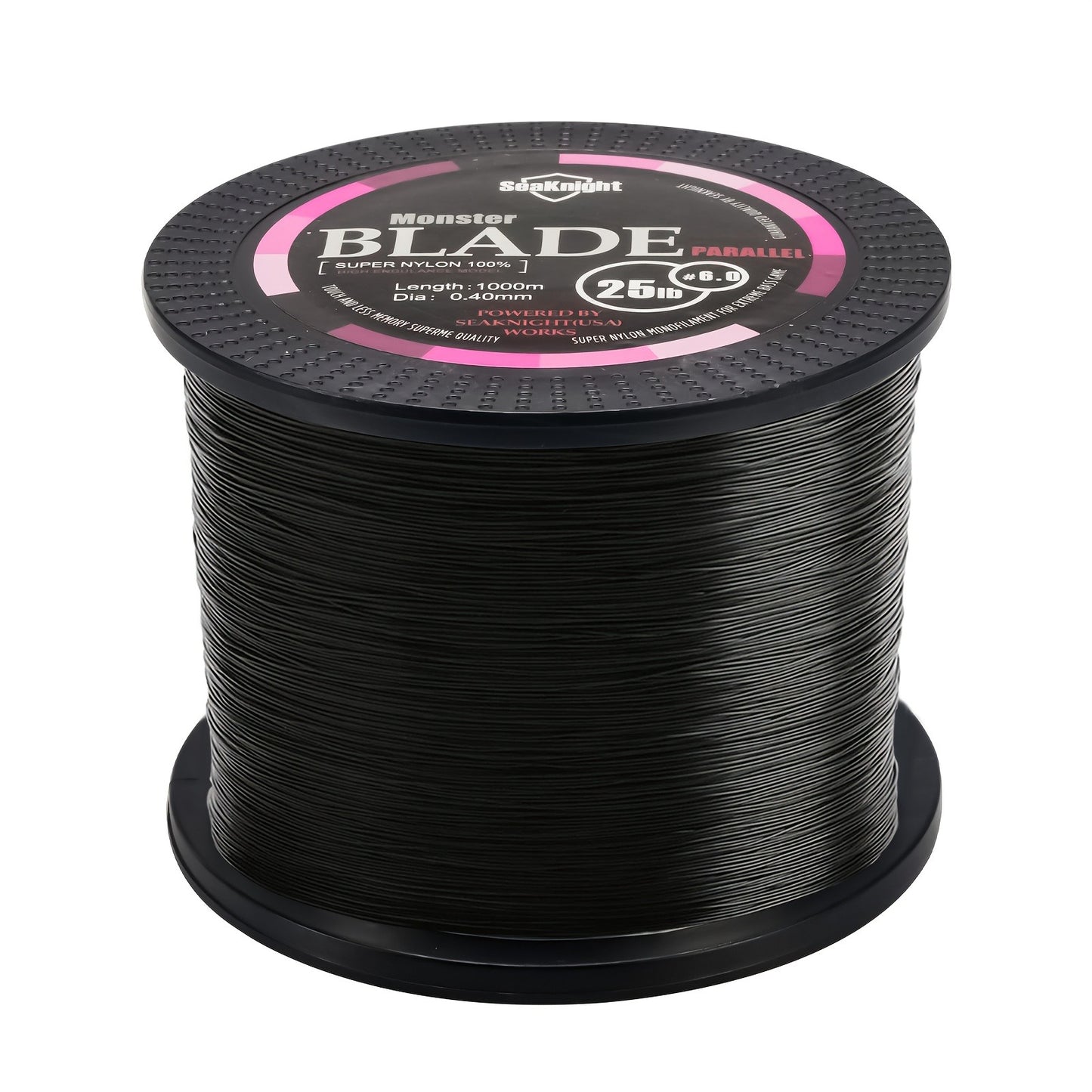 Monofilament Fishing Line 1000M / 1093Yds – Nylon Mono Line for Freshwater & Saltwater, 2-35LB, Black & White
