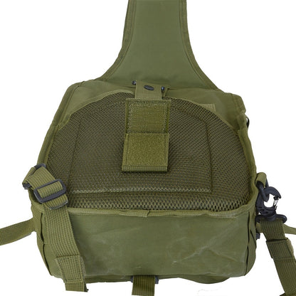 Tactical Chest Bag – Single Shoulder Crossbody Sling Pack for Hiking, Patrol & Outdoor EDC, Adjustable Strap, Multi-Pocket