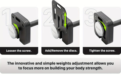 Quick-Lock Adjustable Dumbbell Set 10–80LB – 5LB Increments Square Weight Plates for Home Gym Fitness, Compatible Longer Screws & Add-On Plates Available